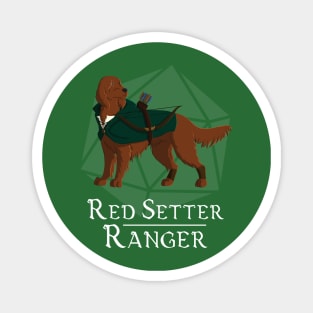 Red Setter Ranger Magnet